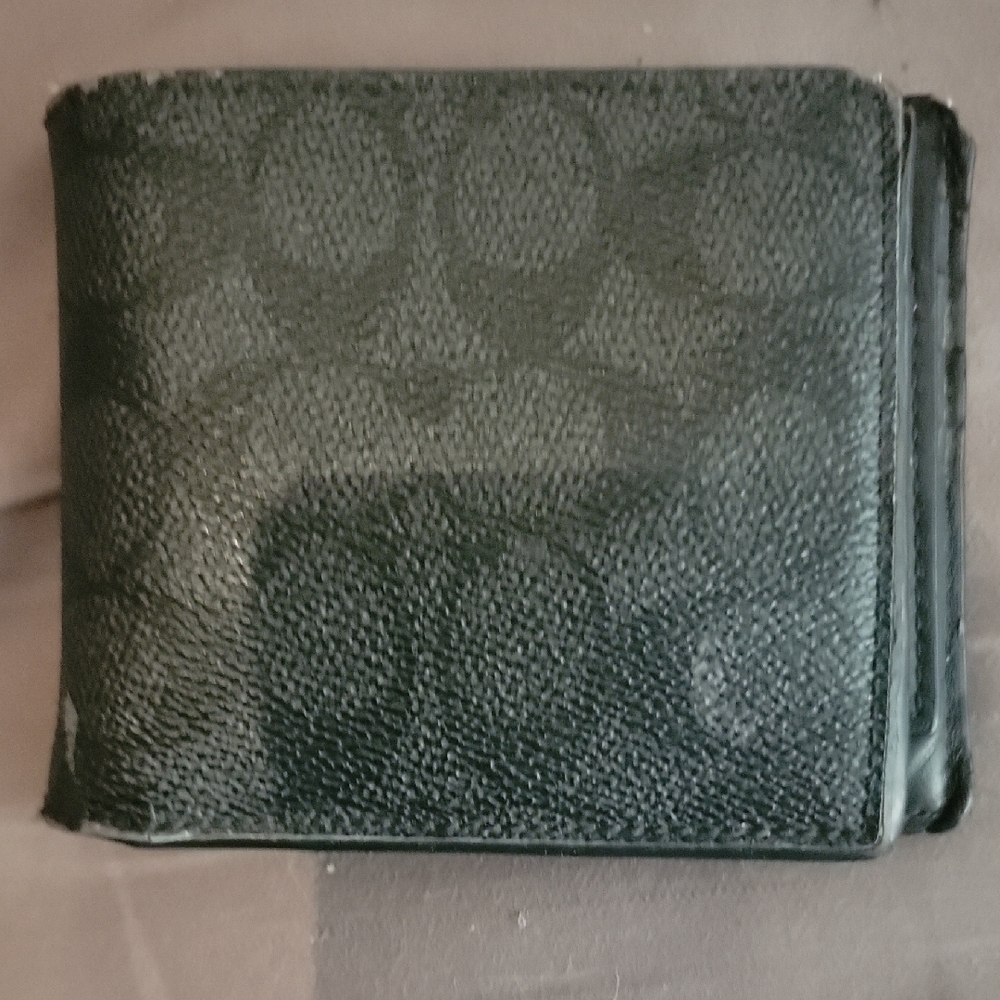 Coach Black Key and Card Holder